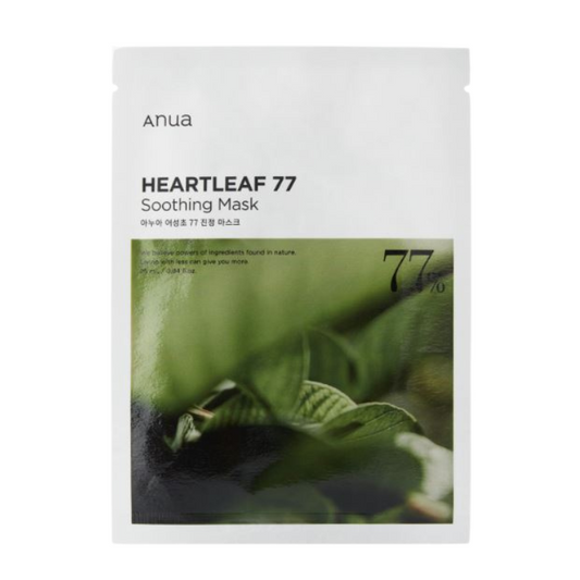 Anua Heartleaf 77% Soothing Sheet Mask 25ML (10PCS)